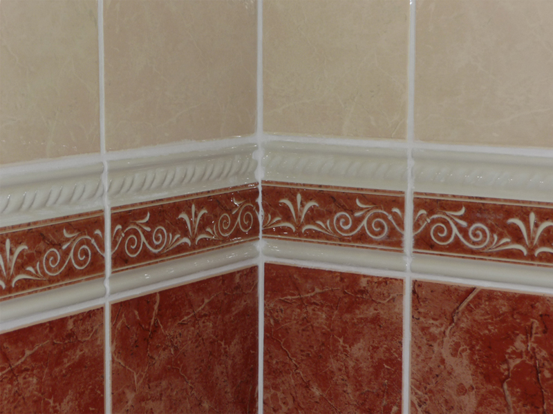 Decorative tiling in Dunmanway